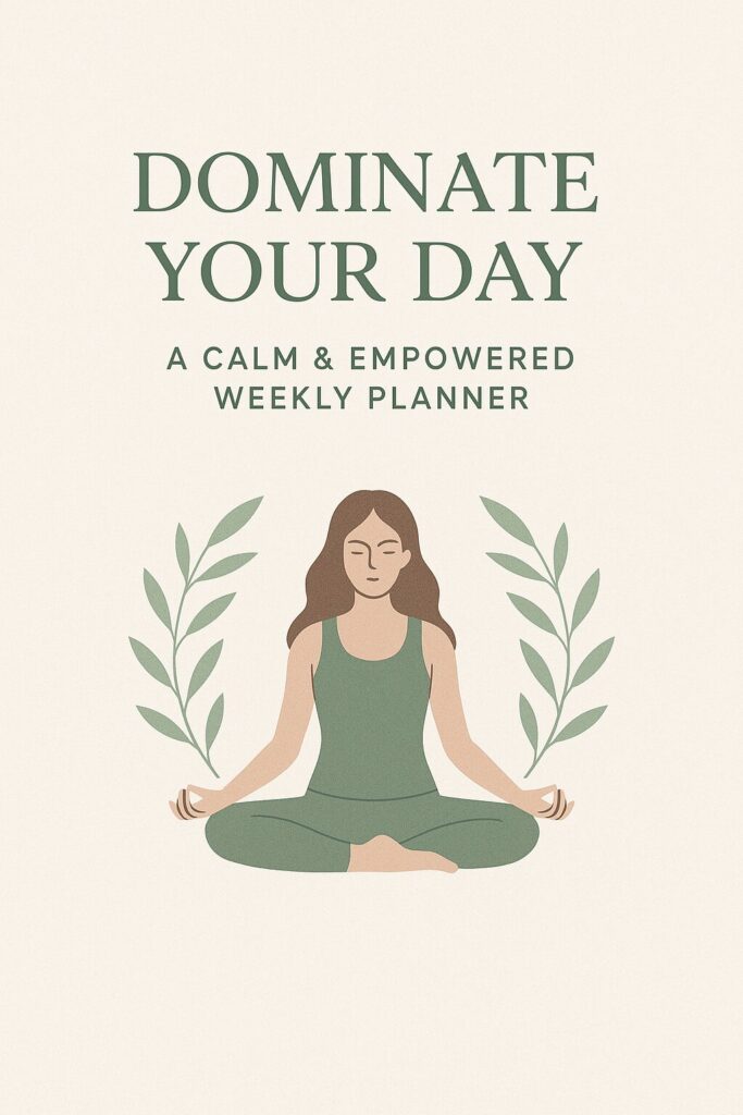 self care planner front page